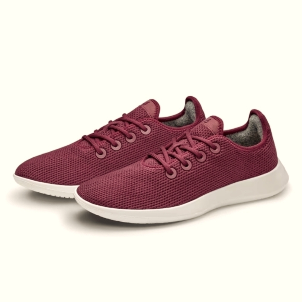 All bird's Men's Tree Runners LIMITED EDITION: Botanic Red Shoes Size 12